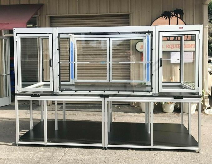 Used Flow Sciences Inc. Framed Enclosure CQ03397 124x51x44" USED (4806)R