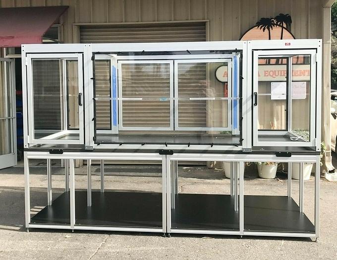 Used Flow Sciences Inc. Framed Enclosure / Cleanroom CQ03397 124x51x44" USED (4806)R