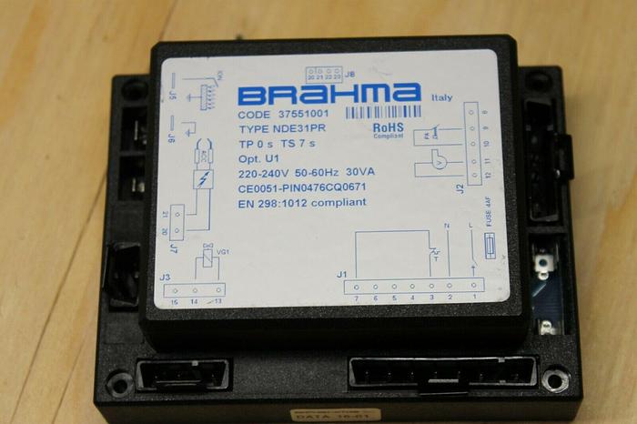 BRAHMA PANEL ELECTRONIC CONTROL UNIT 37551001 NDE31PR SURPLUS GHA-26