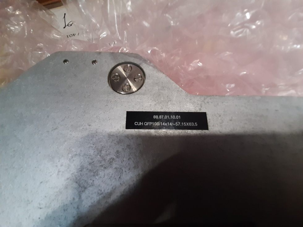 Used Multitest MT2168 100 TQFP 14x14x1.0 Handler Kit