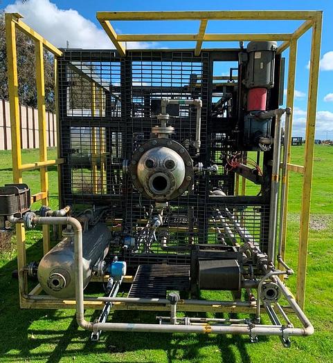 Used Column, 42" x 7' + 18" x 13', S/st, SRS Engineering, #S743631