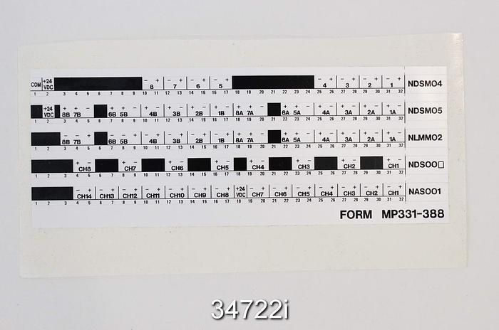 Used ABB NIDI01 Digital I/O Termination Module #34722