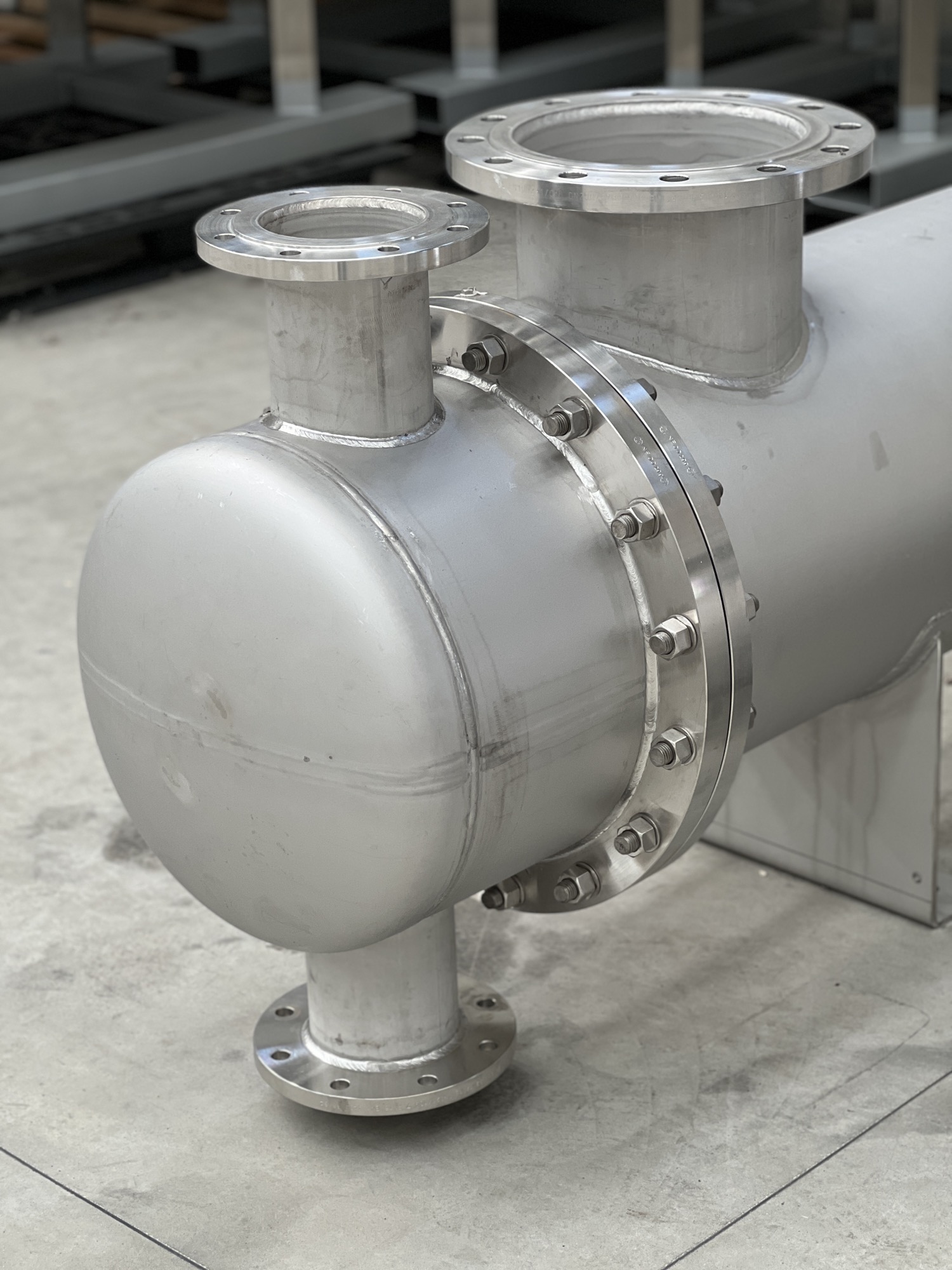 Scambiatore / Condensatore 50 m2 AISI316L, certificato PED