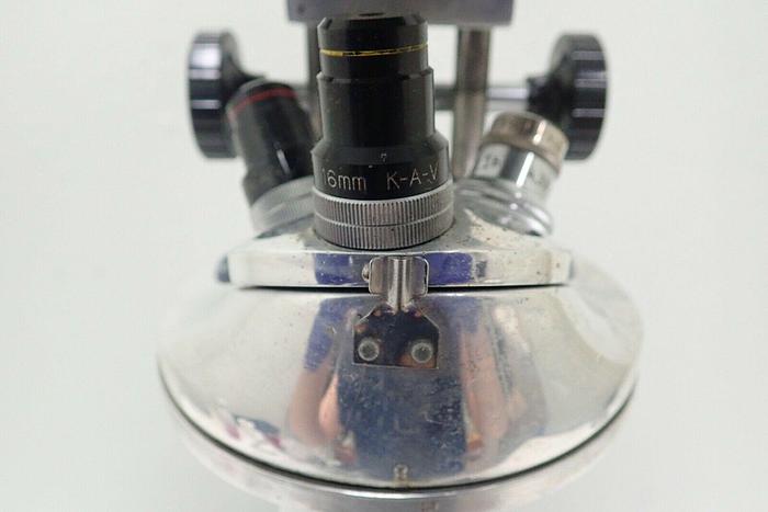 Used KEN-A-VISION Microprojector Model X-1000-1 with 3 Objectives