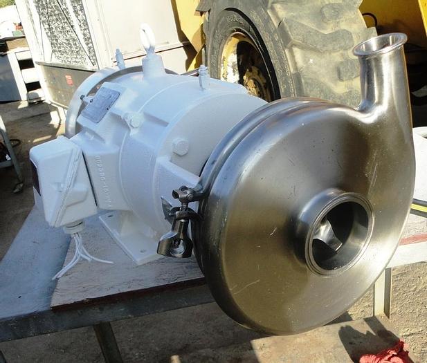 Used Pump, Centrif., 10 HP, 316 S/st, Tri Clover, C218MD21TI, 3" #S740229
