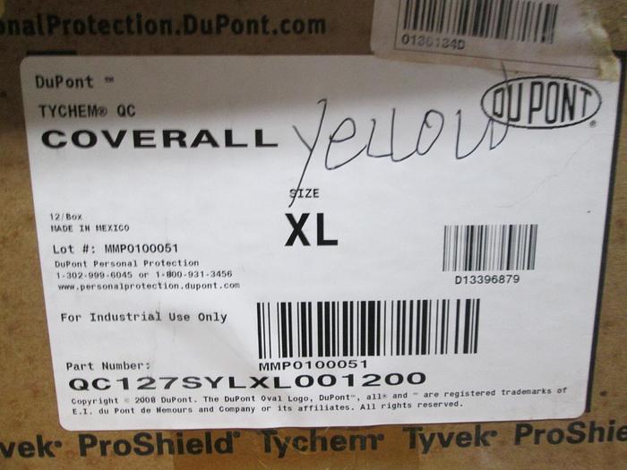 Dupont Tychem Personal Protection Coveralls (PPE)