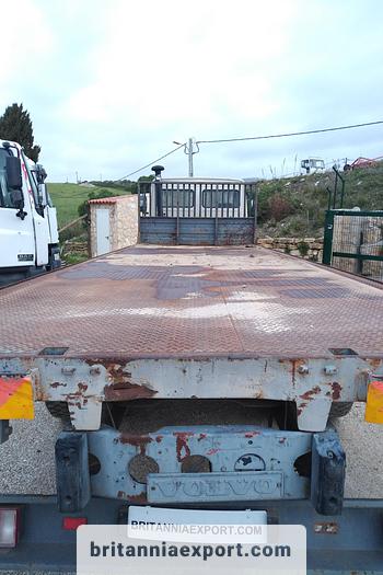 Used 1990 VOLVO FL617 Intercooler flatbed truck