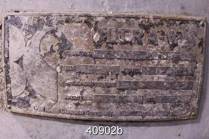 Used Black Clawson UV500 Pressure Screen,  SS Housing #40902