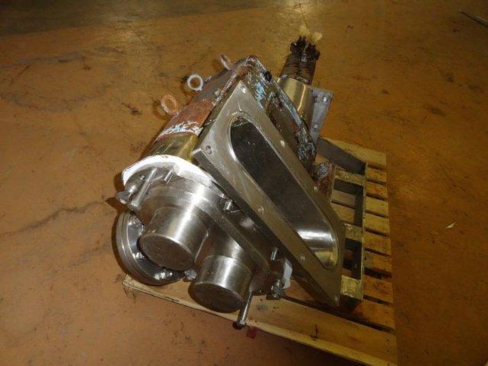 Used Waukesha/Cherry Burrell Positive Displacement Pump, Size 324, 6" in and out