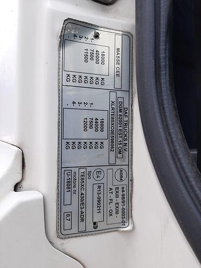 Gebruikt 2005 DAF 85 CF 430 , EURO 3, MANUAL