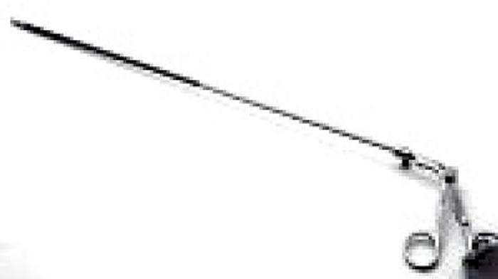 Used Holder Suture Needle Laparoscopic with Automatic Back Spring Handle 400mm STORZ 276173 MS