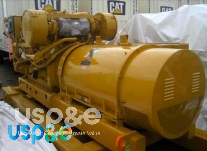 1.2 MW New 2009 Caterpillar 3512B Natural Gas Marine Generator