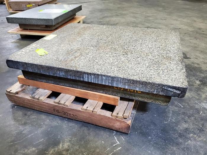 Used GRAY GRANITE SURFACE PLATE