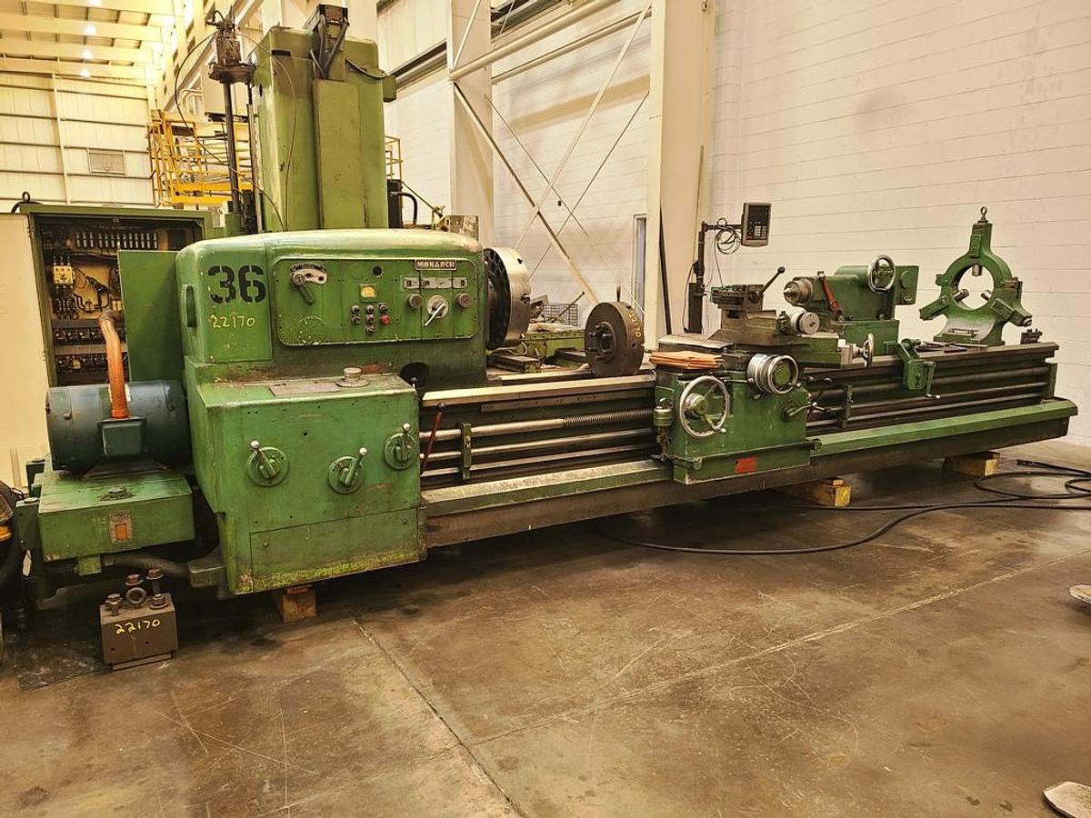 Used 35" x 12' MONARCH ENGINE LATHE