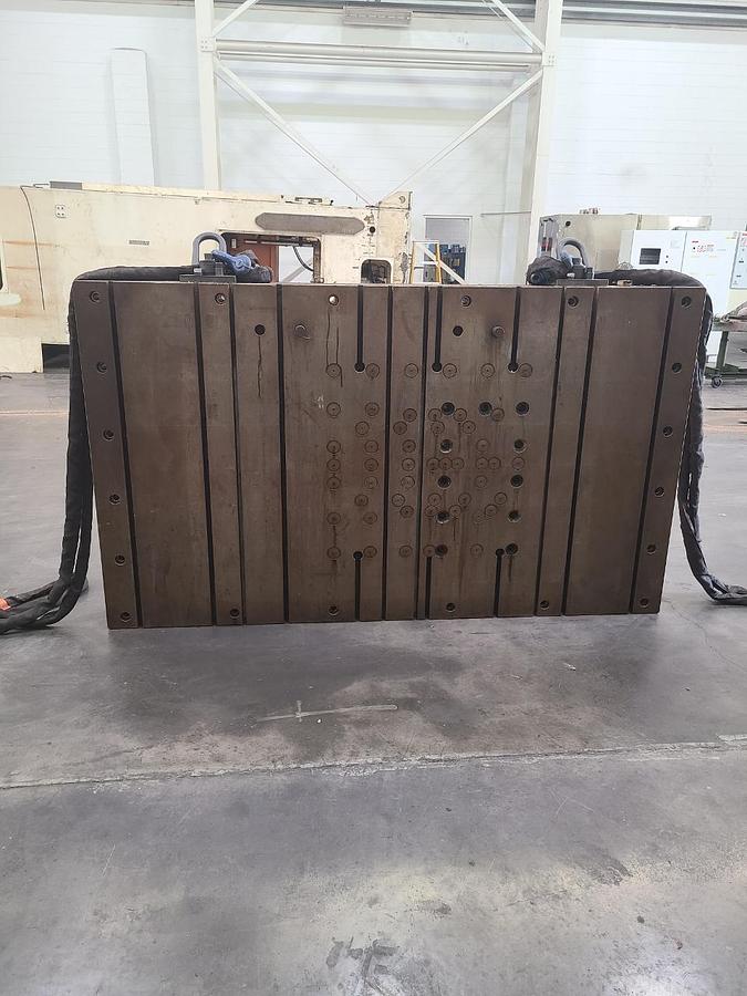 Used T-SLOTTED BOLSTER PLATE