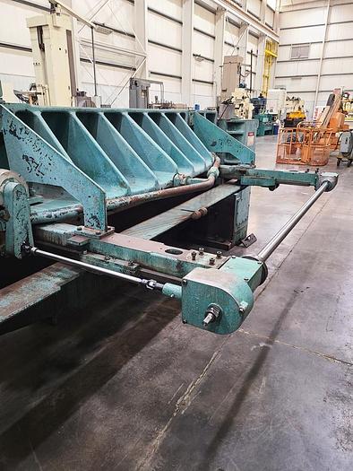 Used 10' X 3/8" WYSONG MECHANICAL SHEAR