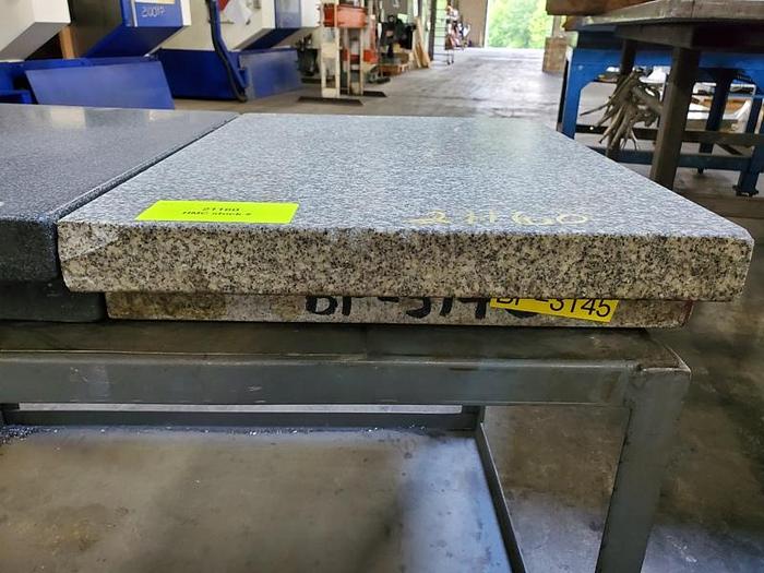 Used GRAY GRANITE SURFACE PLATE