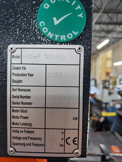 Used KAAST H FRAME HYDRAULIC PRESS BRAKE