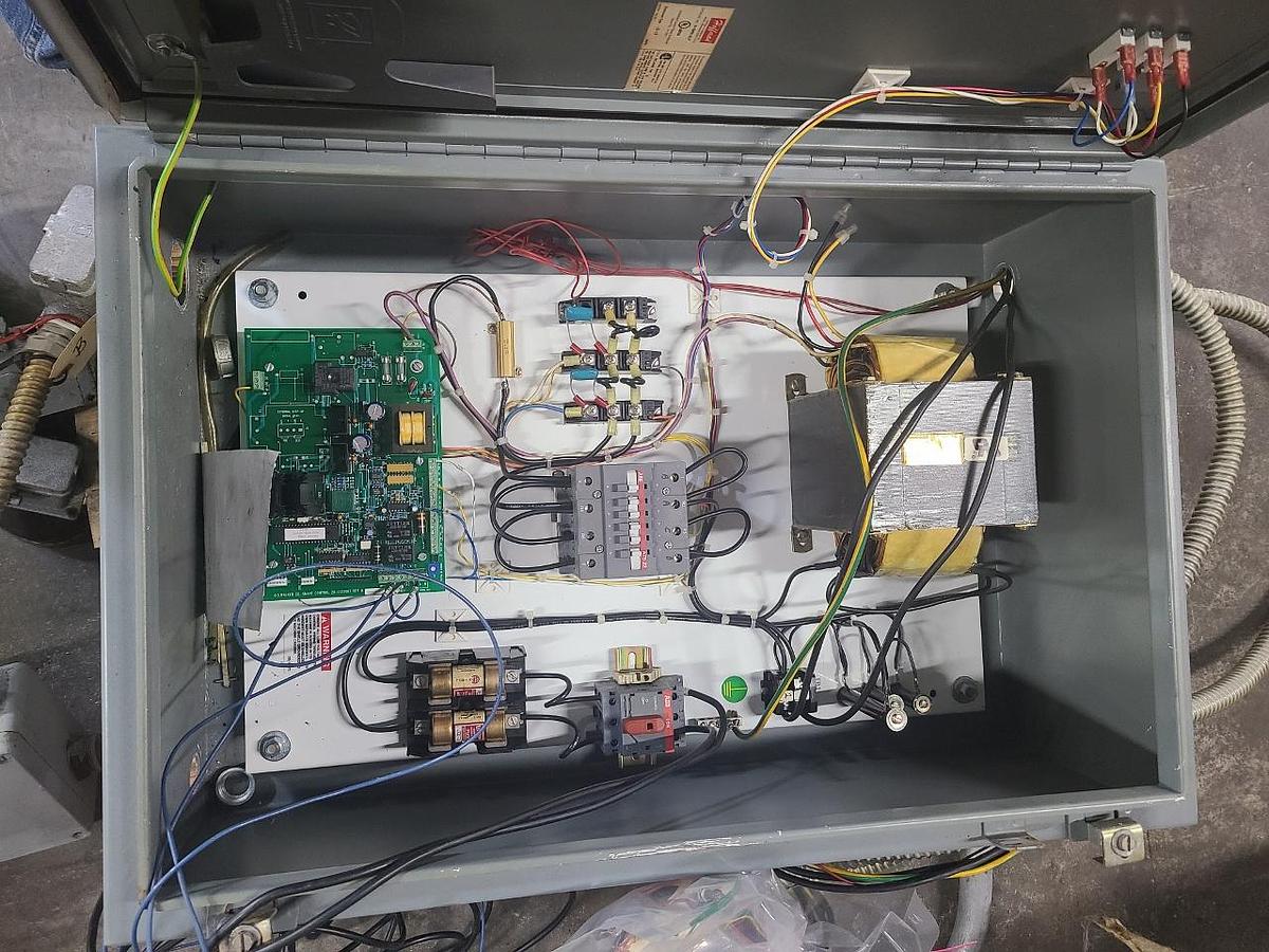 Used O.S. WALKER ELECTROMAGNETIC CHUCKS WITH CONTROL