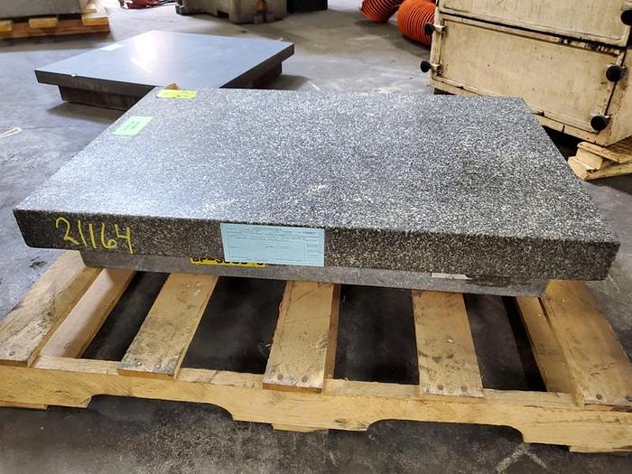 Used GRAY GRANITE SURFACE PLATE