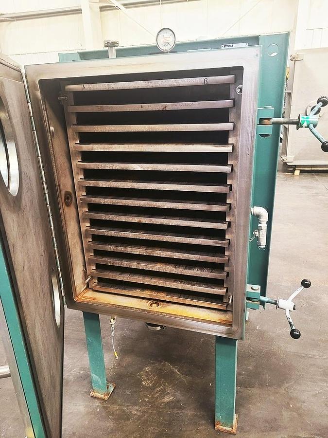Used STOKES VACUUM STAINLESS STEEL SHELF DRYER