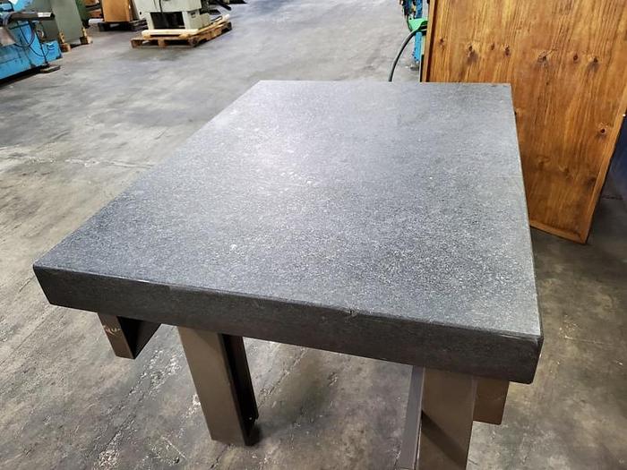 Used STARRETT BLACK GRANITE SURFACE PLATE