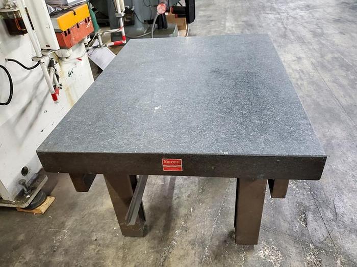 Used STARRETT BLACK GRANITE SURFACE PLATE