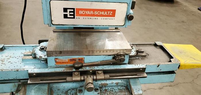Used BOYAR SCHULTZ HAND FEED SURFACE GRINDER