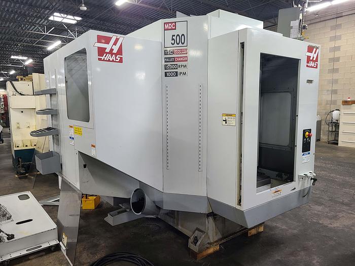 Used HAAS DUAL PALLET VERTICAL MACHINING CENTER