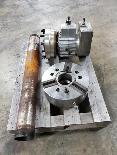 Used KITAGAWA 3 JAW HYDRAULIC LATHE CHUCK with ACTUATOR