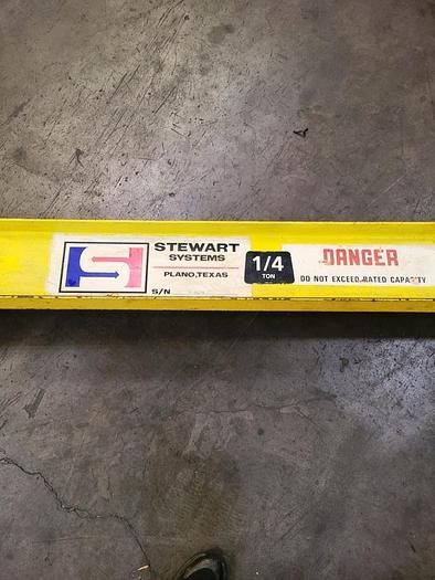 Used STEWART SYSTEM PEDESTAL JIB CRANE