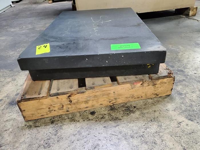 Used BLACK GRANITE SURFACE PLATE