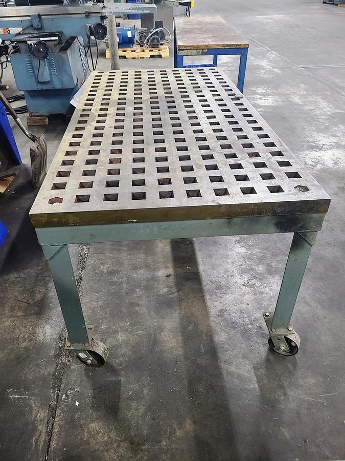 Used 72" X 36" WELDSALE WELDING TABLE