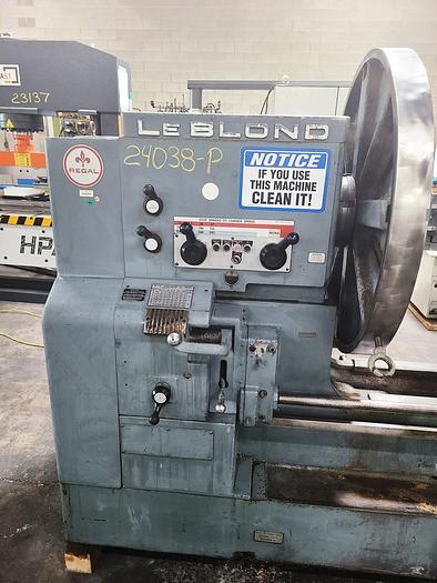 Used 24"/96" X 52"/116" LEBLOND SLIDING GAP BED LATHE