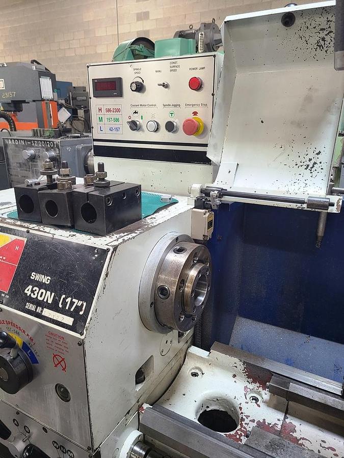 Used 17" X 40" PRM GAP BED ENGINE LATHE