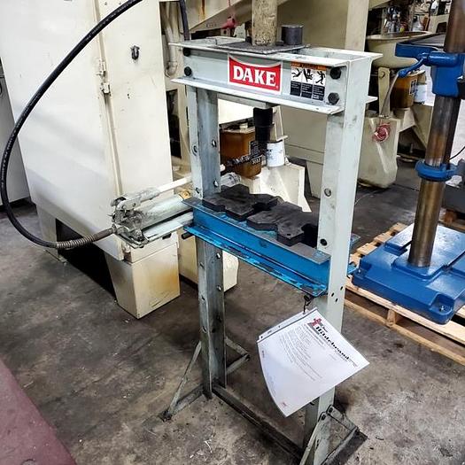 Used DAKE H-FRAME PRESS