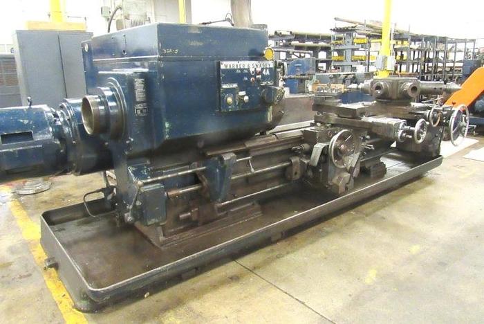 Used WARNER & SWASEY 4A SQ. HEAD SADDLE TYPE TURRET LATHE