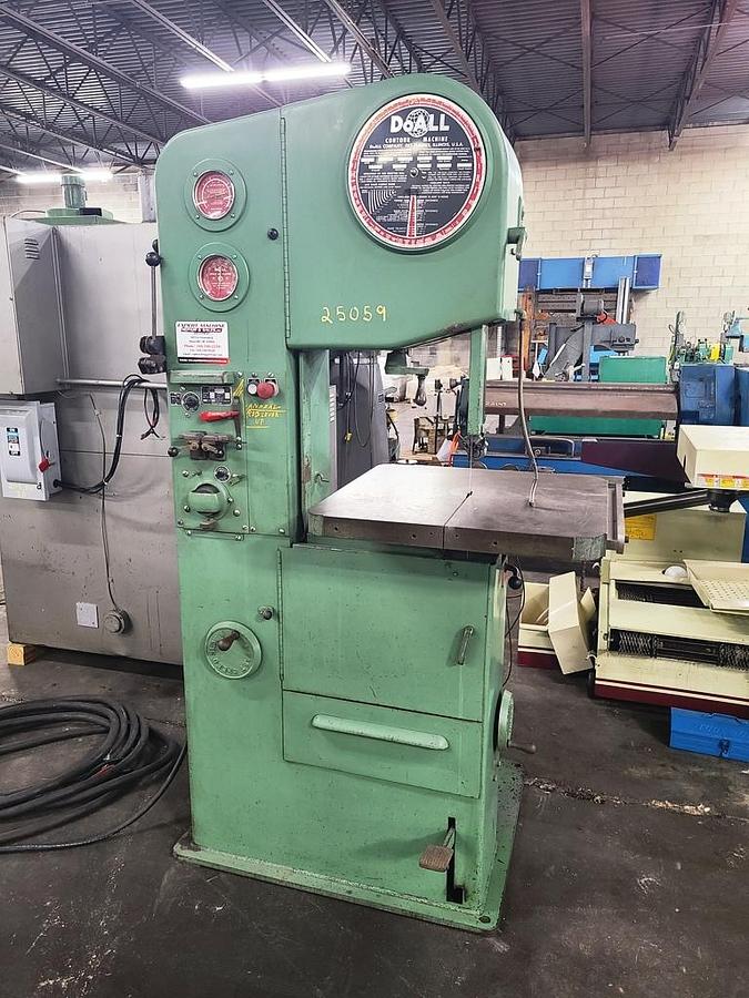Used 16" DOALL VERTICAL BAND SAW