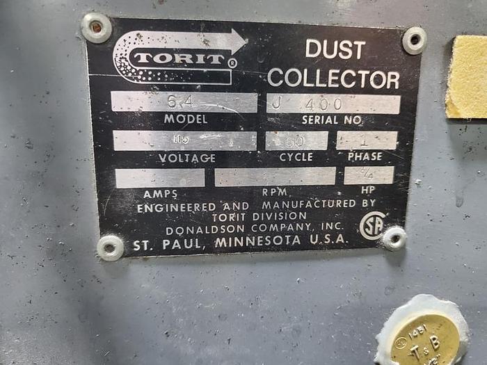 Used TORIT DUST COLLECTOR