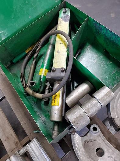 Used GREENLEE FLIP TOP EMT HYDRAULIC CONDUIT BENDER