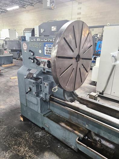 Used 24"/96" X 52"/116" LEBLOND SLIDING GAP BED LATHE
