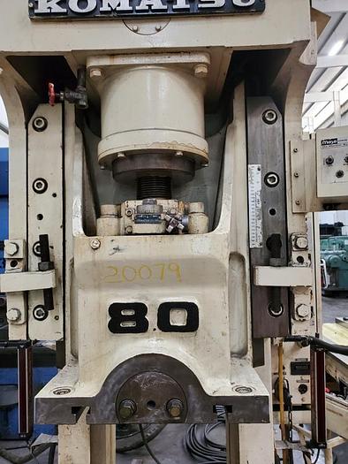 Used KOMATSU OPEN BACK STRAIGHT SIDE PUNCH PRESS