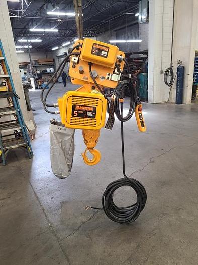 Used HARRINGTON ELECTRIC CHAIN HOIST