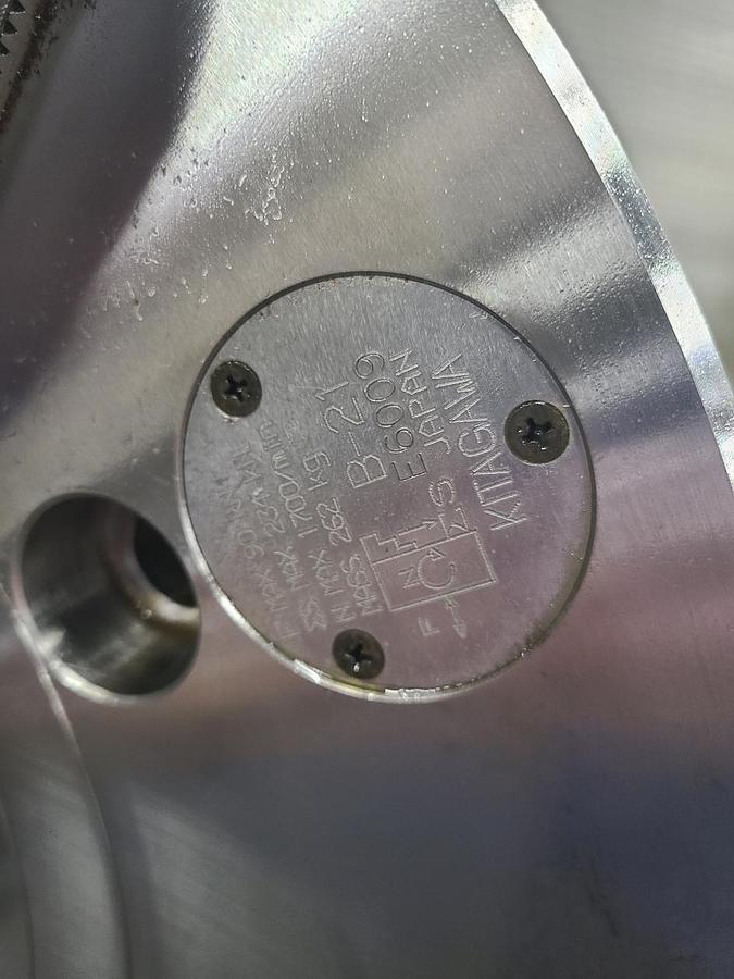 Used KITAGAWA HIGH SPEED OPEN CENTER POWER CHUCK