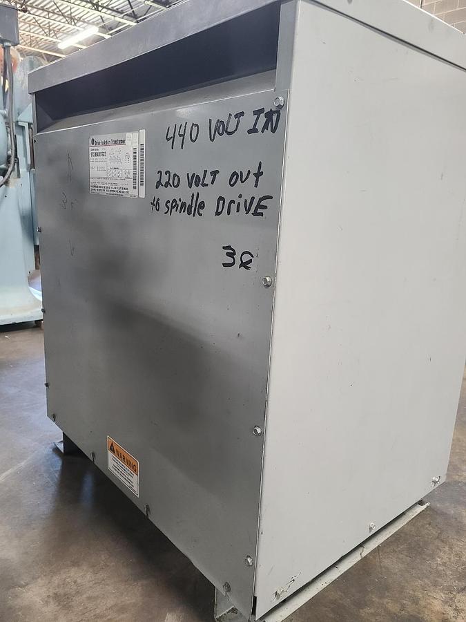 Used 75 KVA GE DRIVE ISOLATION 3 PHASE TRANSFORMER