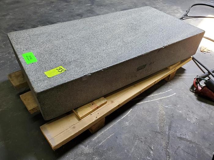 Used GRAY GRANITE SURFACE PLATE