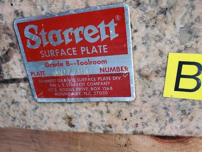 Used PINK GRANITE SURFACE PLATE