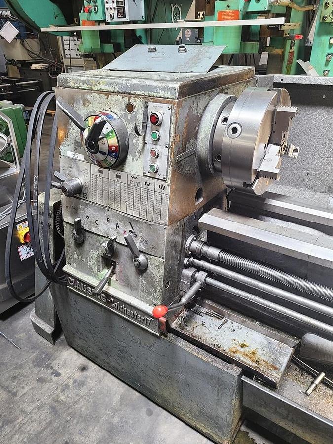 Used 17" X 60" CLAUSING COLCHESTER ENGINE LATHE