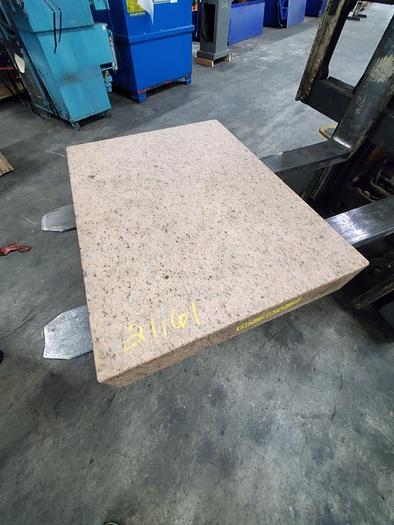 Used PINK GRANITE SURFACE PLATE