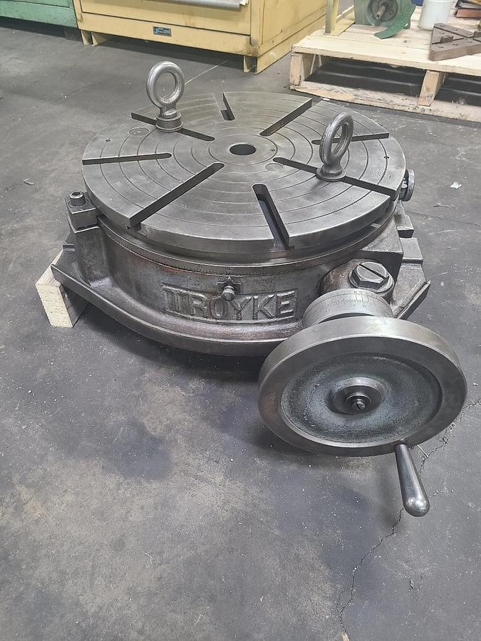 Used 18" TROYKE ROTARY TABLE